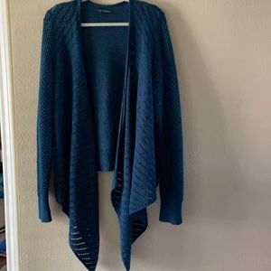 American Eagle Blue crochet cardigan
